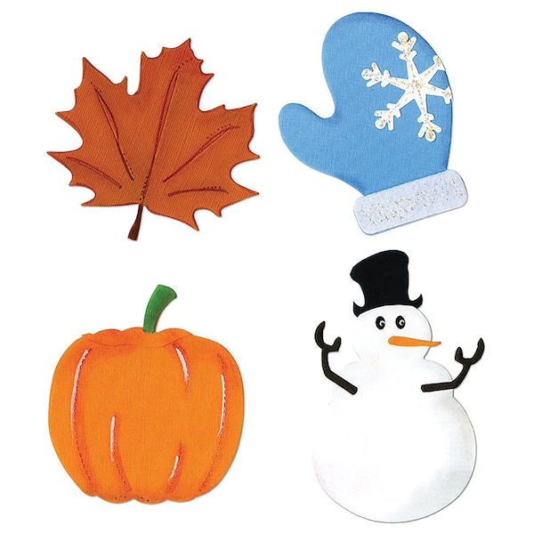 Sizzix SuperStar Seasonal 4-Die Set, Set No 2 A10415 - main